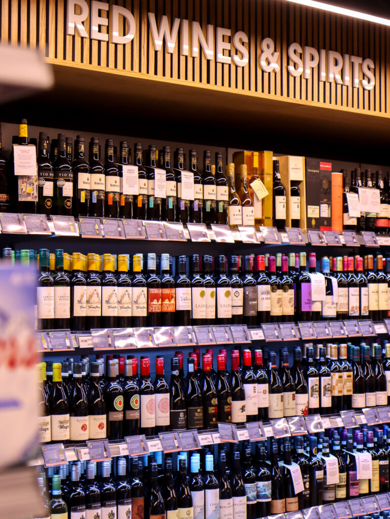 Gourmet Grocer Red wines and spirits