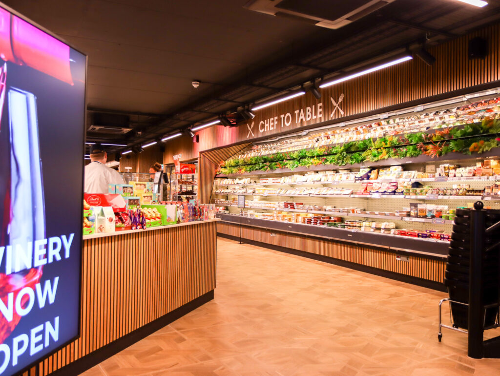 View of Gourmet Grocer Chef To Table range and deli counter