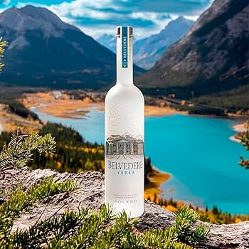 bottle of belvedere polish vodka
