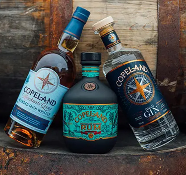 bottle of copeland distillery spirits