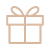 gift icon gold
